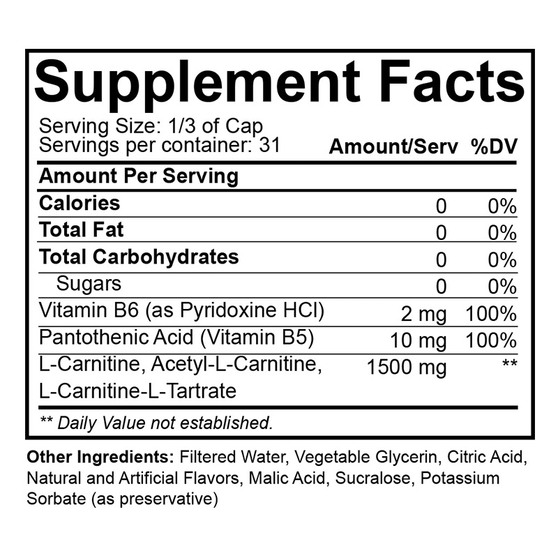 Nutrakey L Carnitine Liquid 1500 mg Best Price in UAE