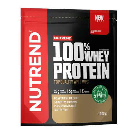 Nutrend 100% Whey Protein 1000 G - Strawberry