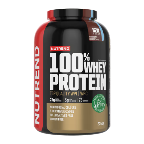 Nutrend 100% Whey Protein 2250 G - Chocolate N Coconut