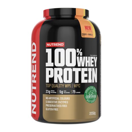 Nutrend 100% Whey Protein 2250 G - Mango N Vanilla