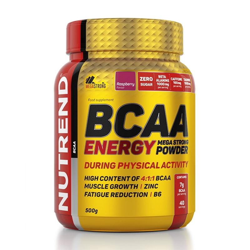Nutrend BCAA Energy Mega Strong Powder 500G Best Price in Dubai