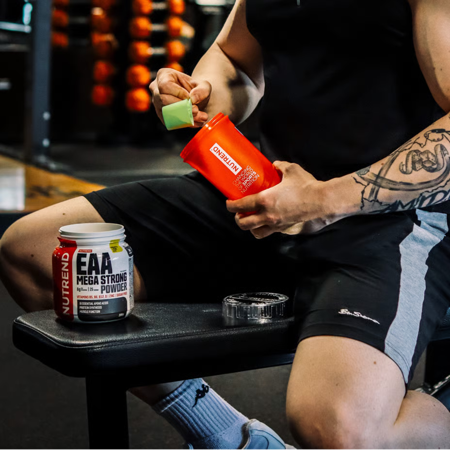 Nutrend EAA Mega Strong Powder 300 G - Orange N Apple Best Price in Abu Dhabi