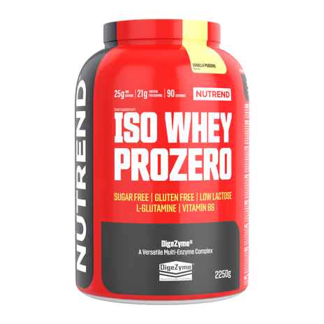Nutrend ISO Whey ProZero 2250 G - Vanilla Pudding