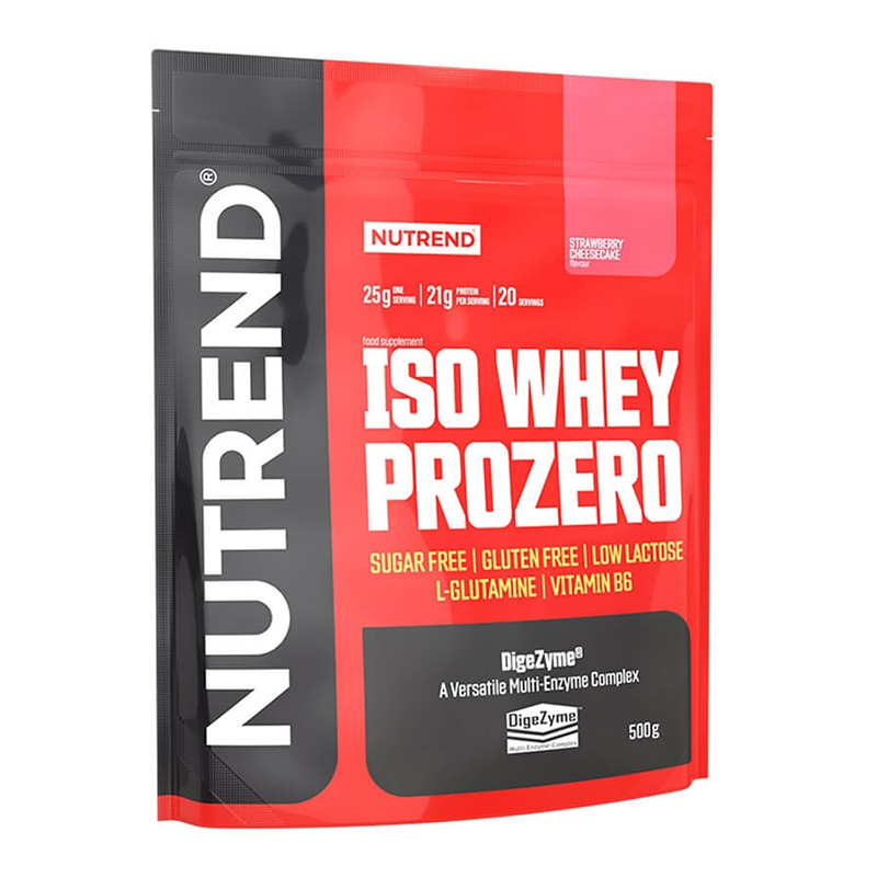 Nutrend ISO Whey Prozero 500 G - Strawberry Cheesecake