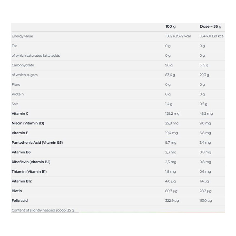 Nutrend ISOdrinx Sports Drink with Electrolytes 420 G - Bitter Lemon Best Price in Al Ain