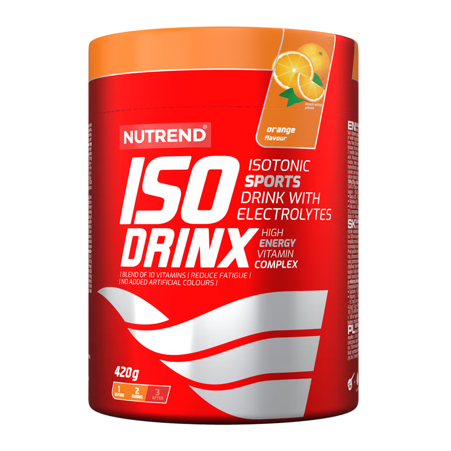 Nutrend ISOdrinx Sports Drink with Electrolytes 420 G - Orange