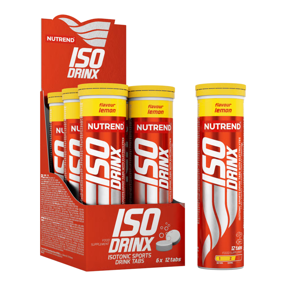 Nutrend ISOdrinx Tabs Electrolytes and Hydration 12 Tabs - Lemon