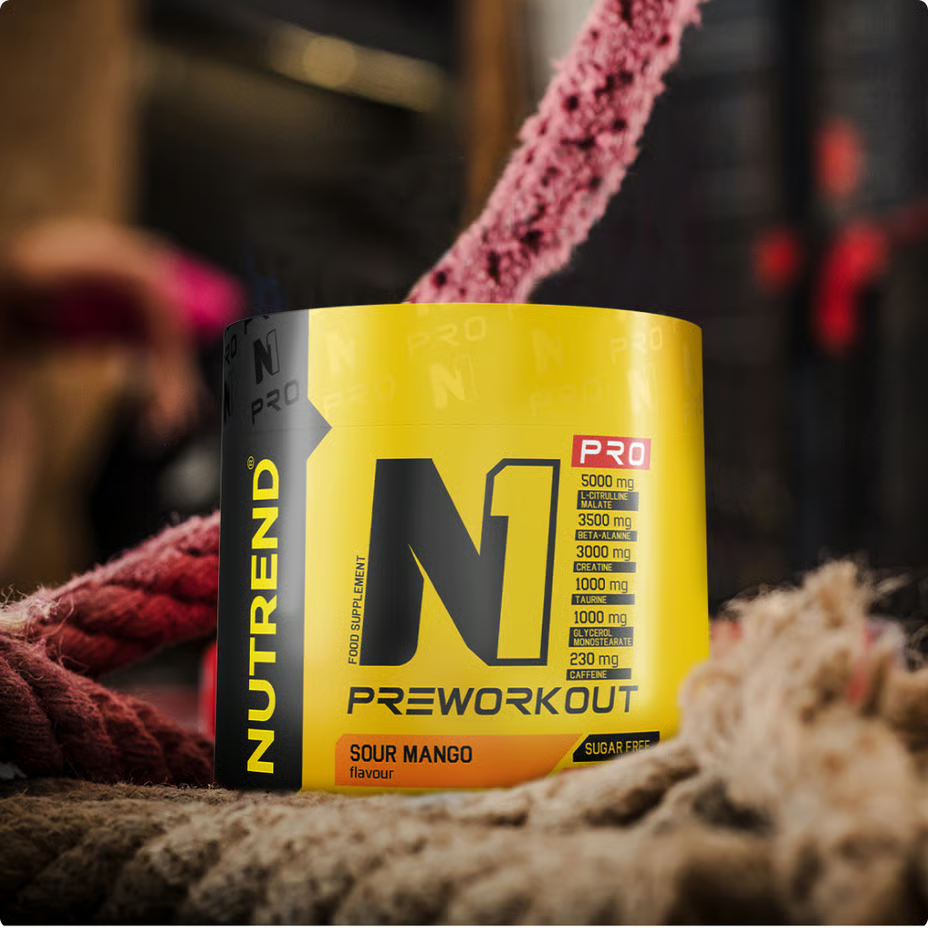 Nutrend N1 Pro Pre Workout 300 G - Green Lemonade Best Price in Abu Dhabi