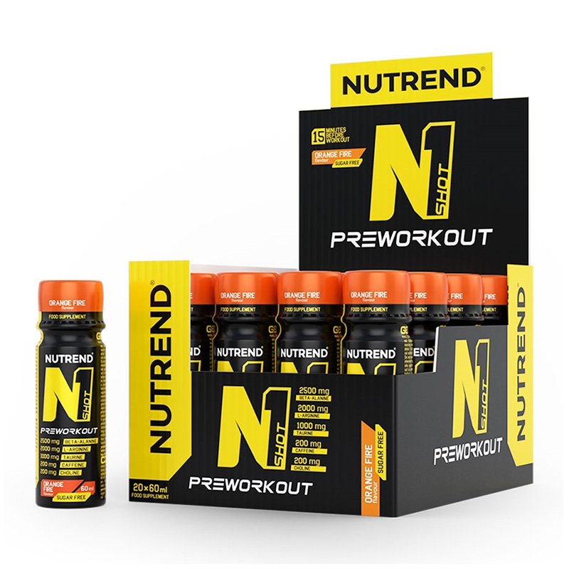 Nutrend N1 Shot 20 x 60 ml - Orange Fire
