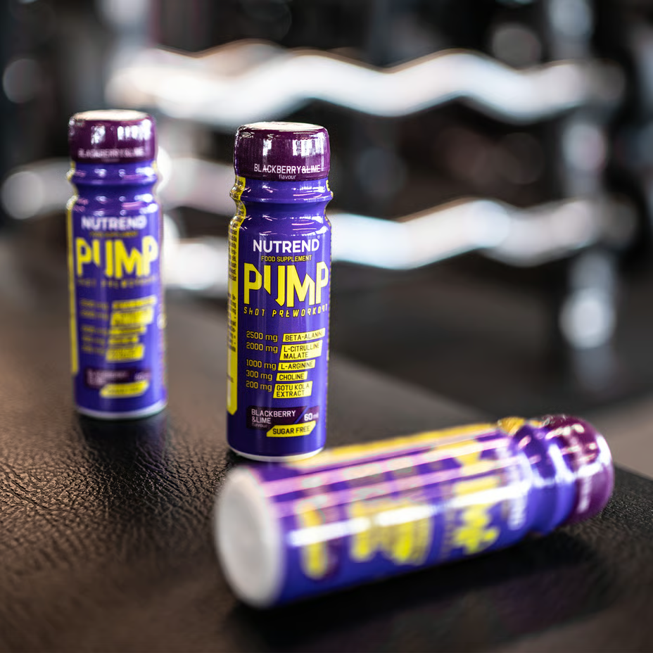 Nutrend Pump Shot 60 ml x 20 in Box - Blackberry N Lime Best Price in Abu Dhabi