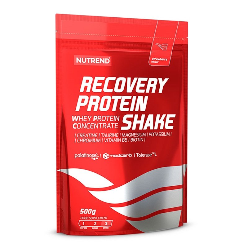 Nutrend Recovery Protein Shake 500 G - Strawberry Best Price in UAE