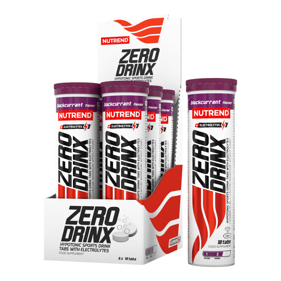 Nutrend Zerodrinx Hypotonic Sports Drink 18 Tabs - Blackcurrant