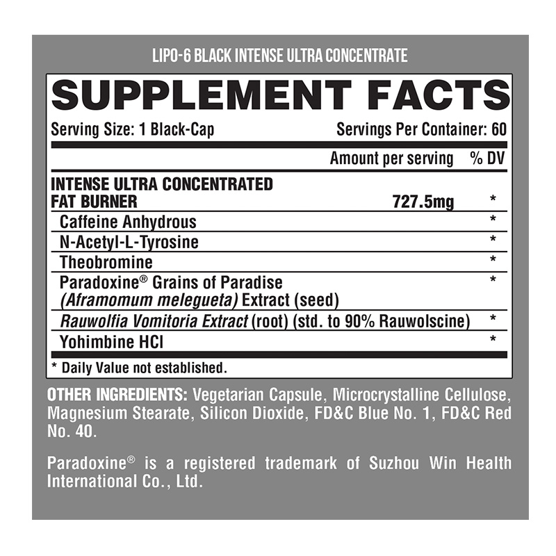 Nutrex Lipo 6 Black Intense UC 60 Caps Best Price in UAE