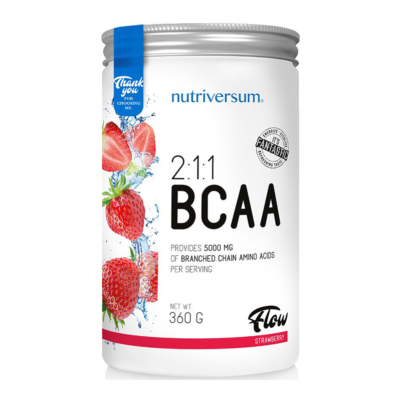 Nutriversum Flow 2:1:1 BCAA 360 G - Strawberry