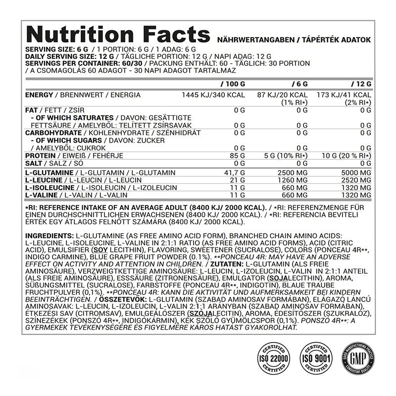 Nutriversum Flow BCAA + Gluta 360 G - Black Currant Best Price in Dubai