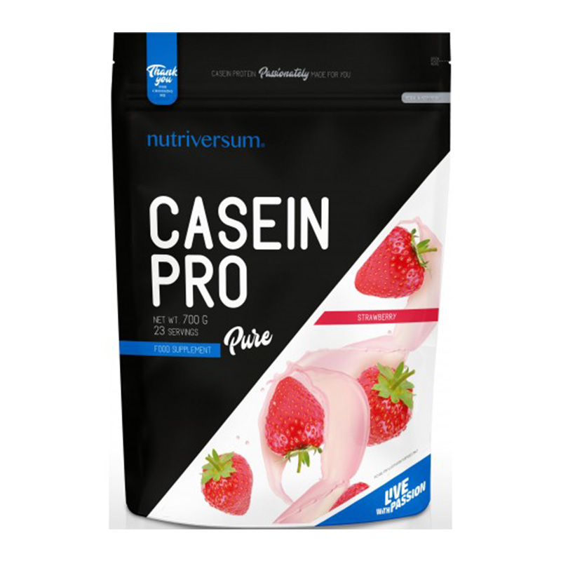Nutriversum Pure Casein PRO 700 G - Strawberry