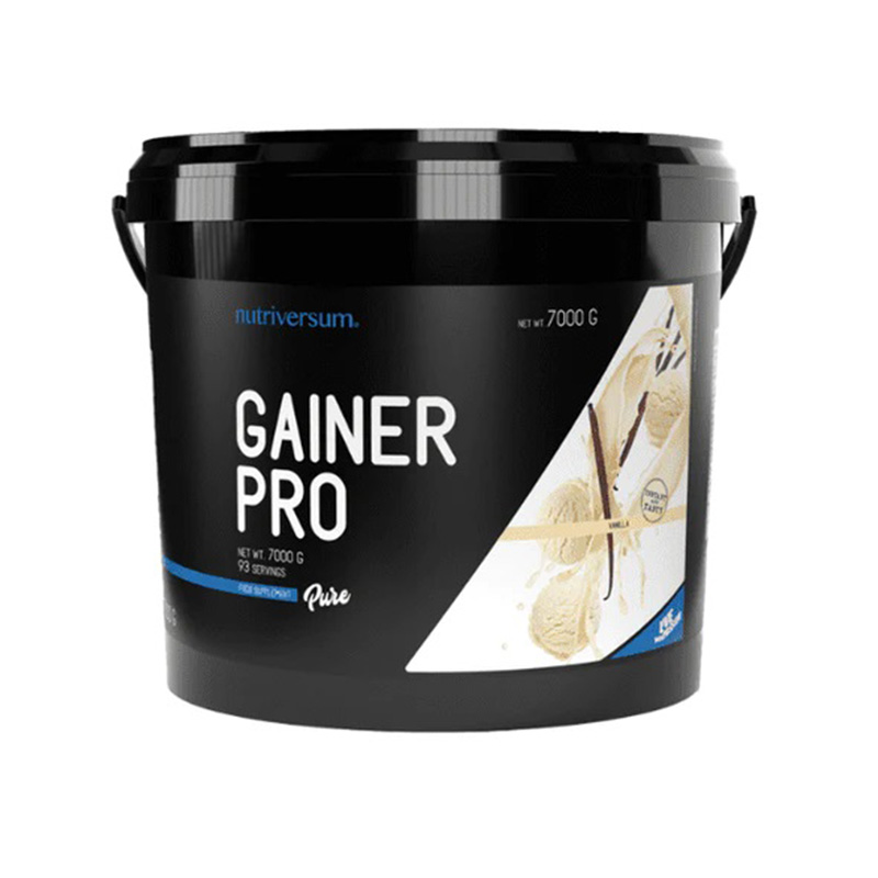 Nutriversum Pure Gainer Pro Bucket 7 KG - Vanilla