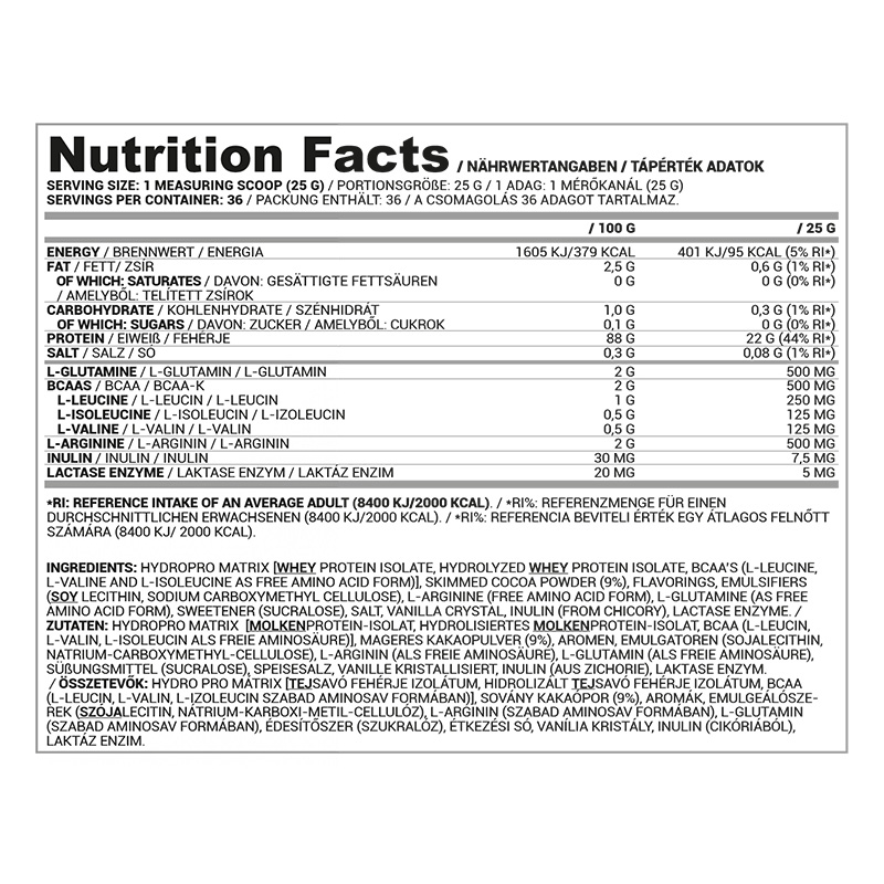 Nutriversum Pure Hydro Pro 908 G - Vanilla Best Price in Dubai