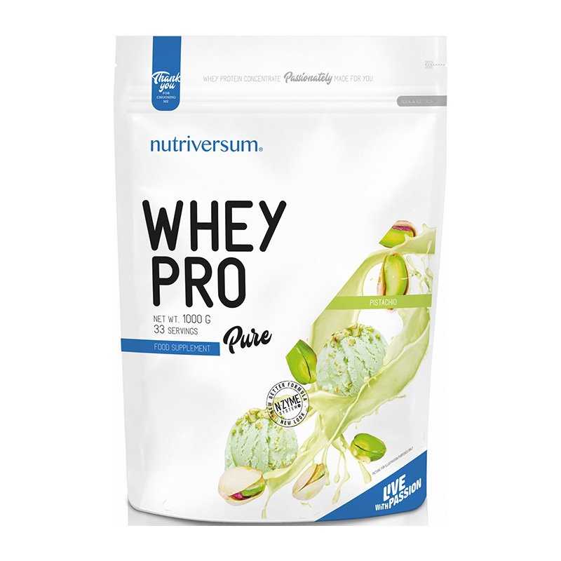 Nutriversum Pure Whey Pro 1000 G - Pistachios