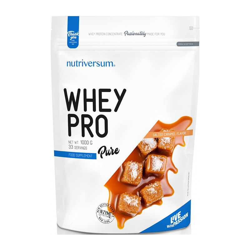 Nutriversum Pure Whey Pro 1000 G - Salted Caramel