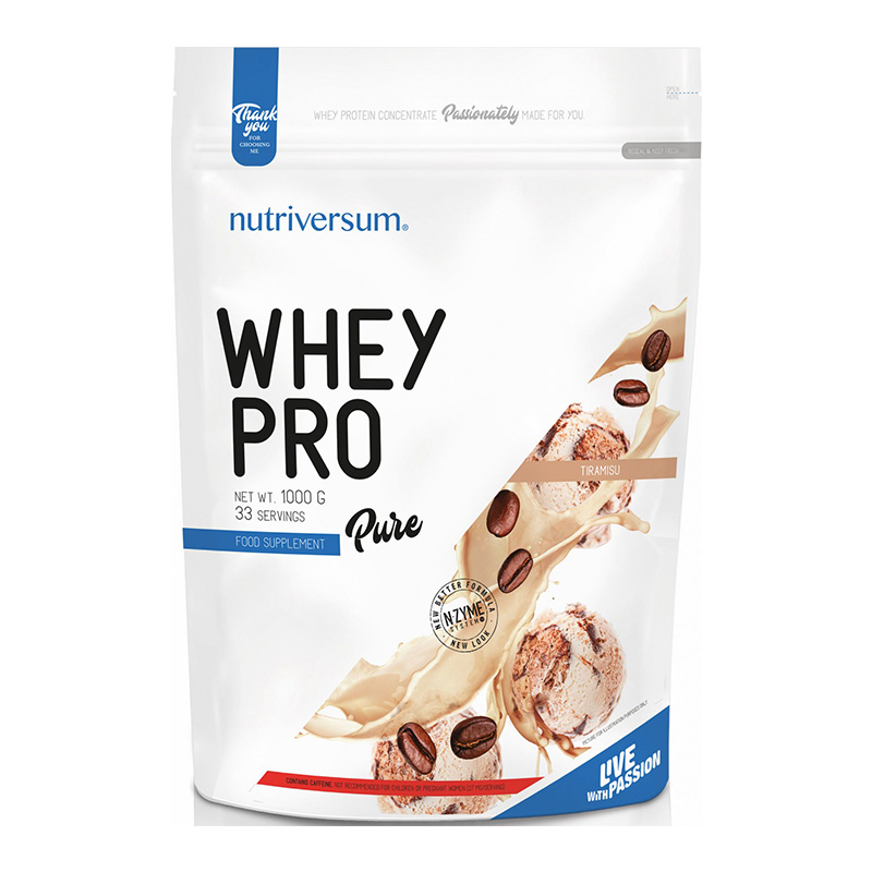 Nutriversum Pure Whey Pro 1000 G - Tiramisu