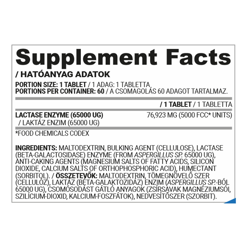 Nutriversum Vita Lactase Enzyme 60 Tablets Best Price in Dubai