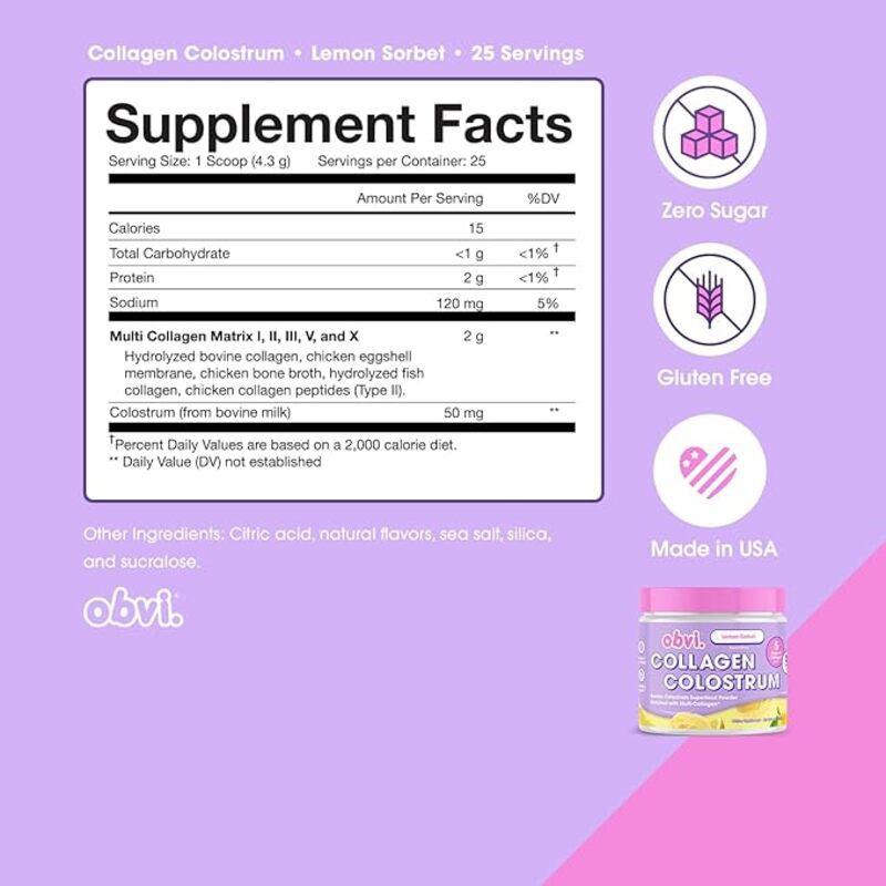 Obvi Collagen Colostrum Best Price in  Sharjah