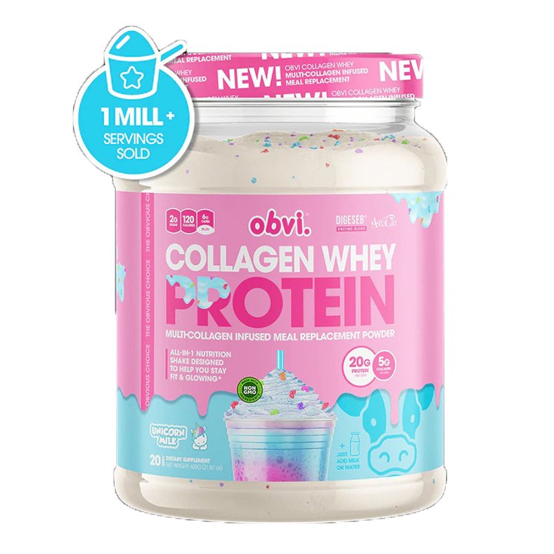 Obvi Collagen Whey Protein Unicorn Milk 620 g