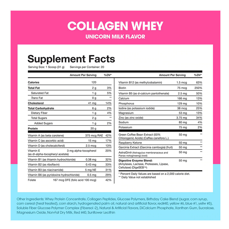 Obvi Collagen Whey Protein Unicorn Milk 620 g Best Price in Abu Dhabi