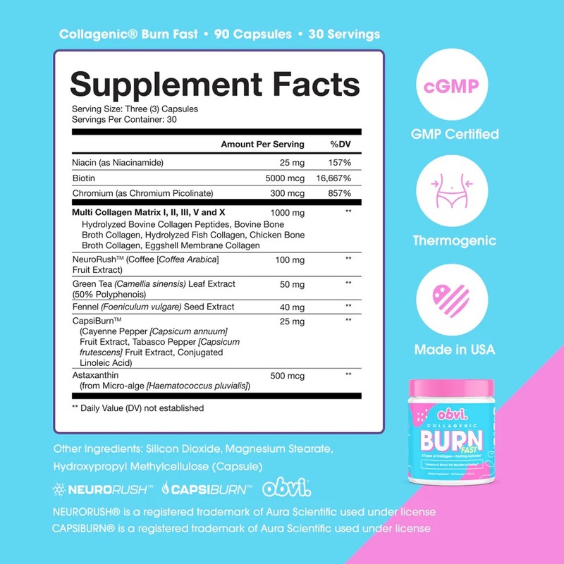 Obvi Collagenic Burn Fast Best Price in Sharjah