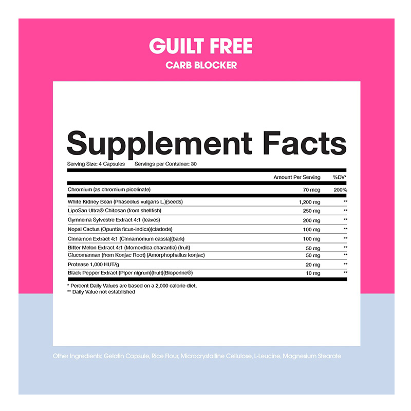 Obvi Guilt Free Carb Blocker 120 Capsules Best Price in Sharjah