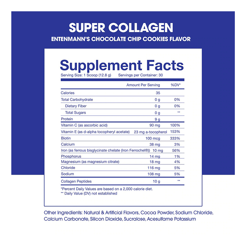 Obvi Super Collagen Entenmann's Chocolate Chip Cookies 384g Best Price in Dubai