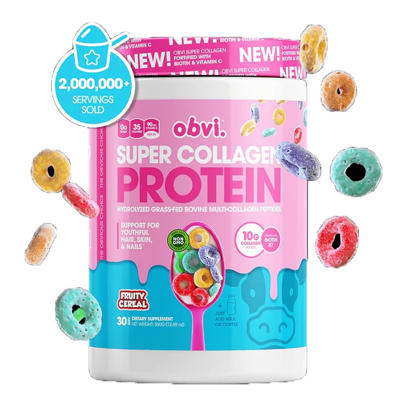 Obvi Super Collagen Fruity Cereal Cookies 384g