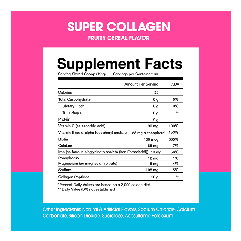 Obvi Super Collagen Fruity Cereal Cookies 384g Best Price in Dubai