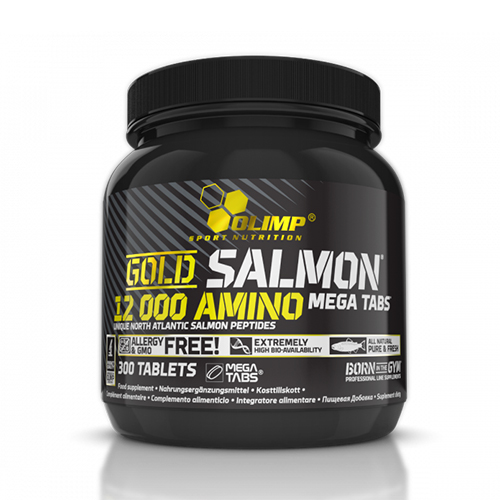 Olimp Gold Salmon 12000 Amino Mega Tabs - 300 Tabs Best Price in UAE