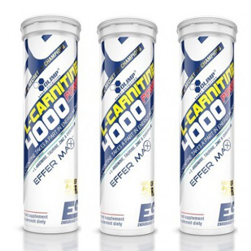 Olimp L-Carnitine 4000 Power 15 Effervescent Tabs 6 x 15 Tabs Best Price in UAE