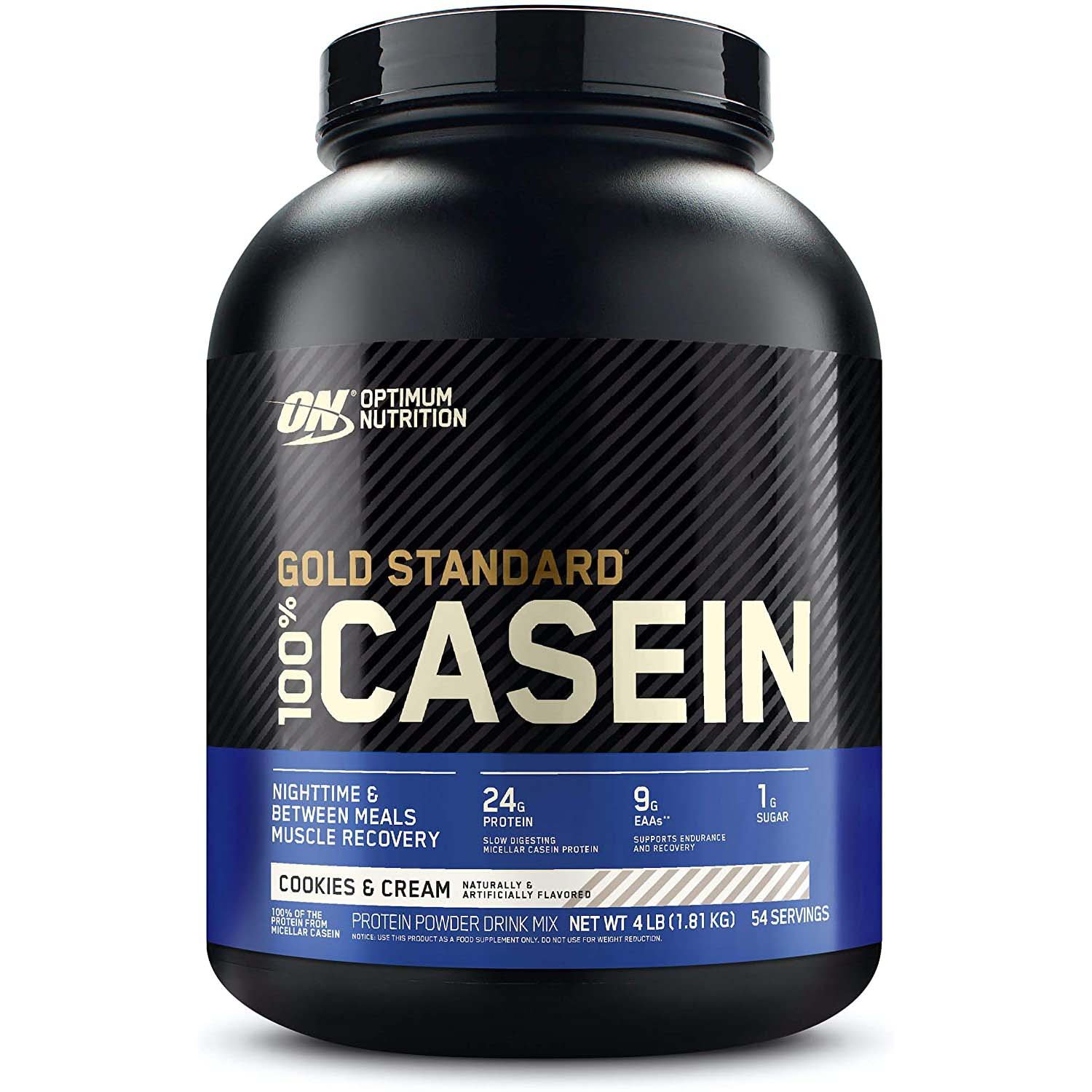 Optimum Nutrition Gold Standard 100% Casein 4 lbs - Cookies and Cream