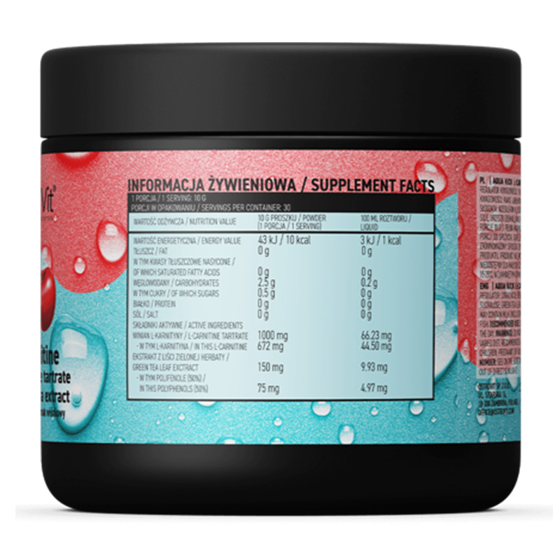 OstroVit Aqua Kick L-Carnitine 300 g Best Price in Dubai