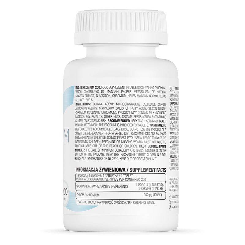 OstroVit Chromium 200 200 tabs Best Price in Dubai