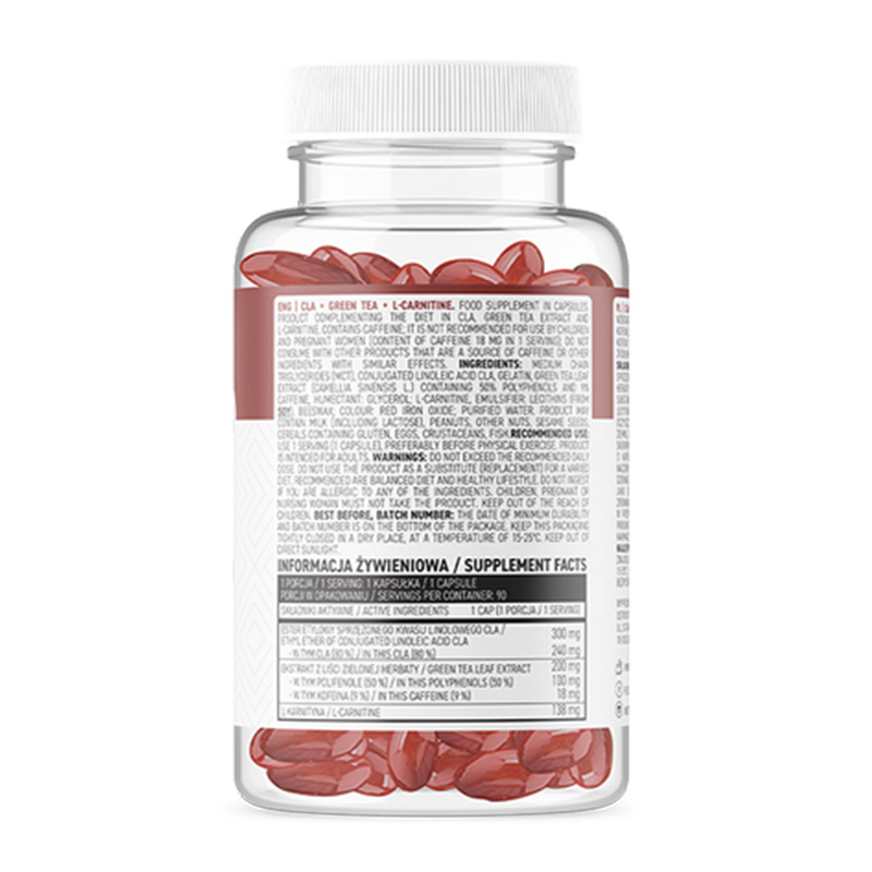 OstroVit CLA + Green Tea + L-Carnitine 90 softgel Best Price in Dubai