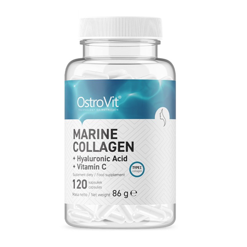 OstroVit Marine Collagen with Hyaluronic Acid and Vitamin C 120 caps