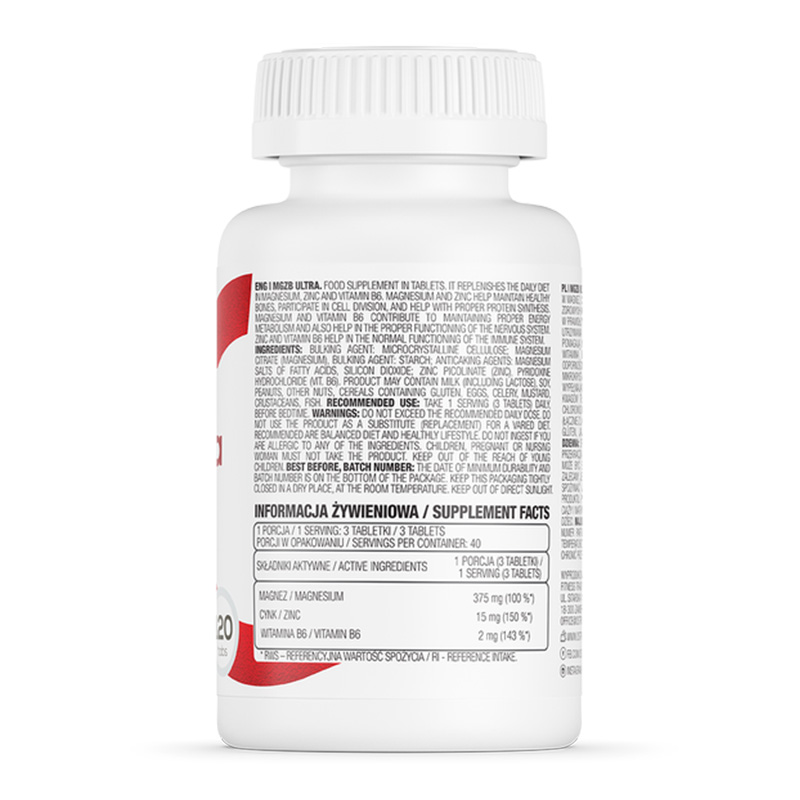 OstroVit MGZB Ultra 120 tabs Best Price in Dubai