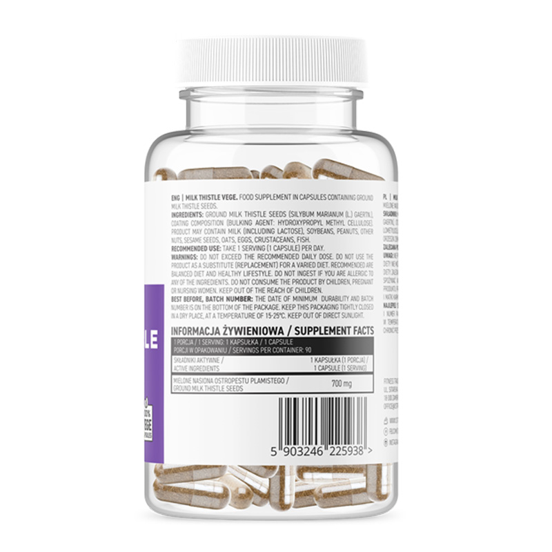 OstroVit Milk Thistle VEGE 90 vcaps Best Price in Dubai