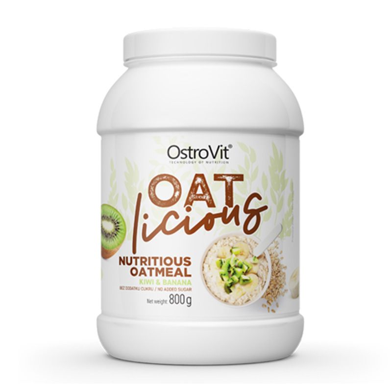 OstroVit Oatlicious 800 g - Kiwi Banana Flavored Oats