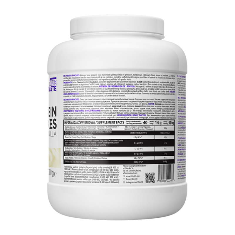 OstroVit Protein Pancakes Vanilla 2000 g Best Price in Dubai