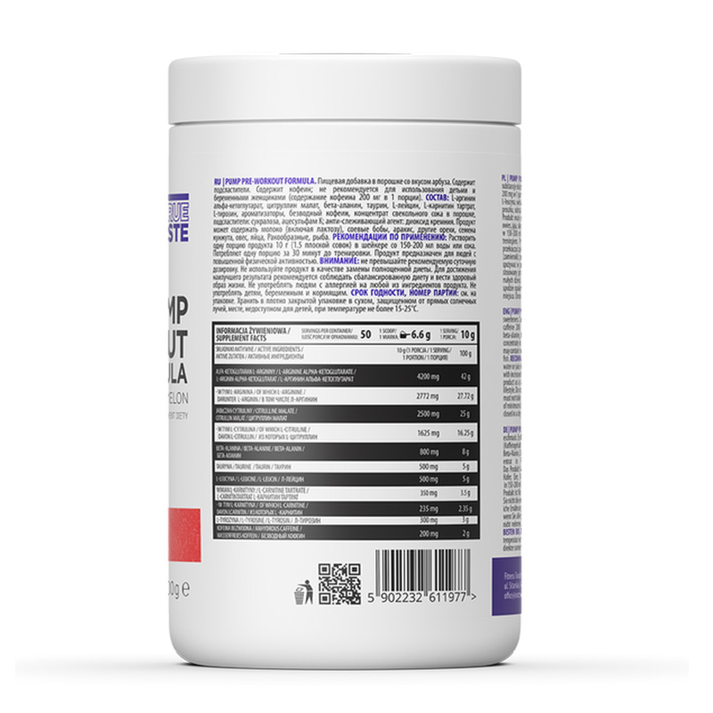 OstroVit PUMP Pre-Workout Formula 500 g NEW Best Price in Dubai