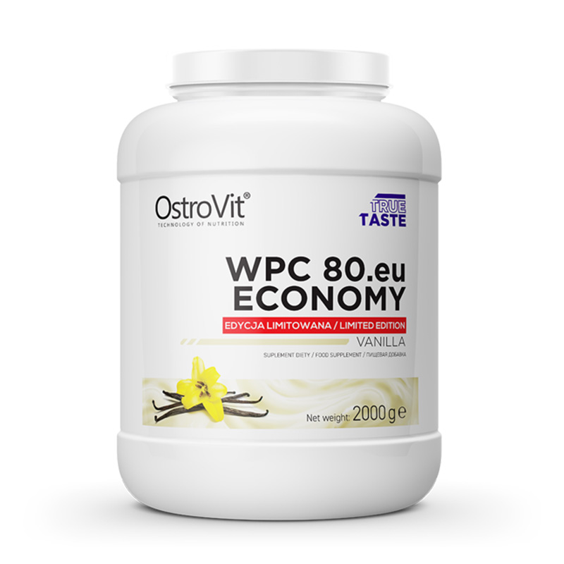 OstroVit WPC80.eu ECONOMY Vanilla 2000 g LIMITED EDITION