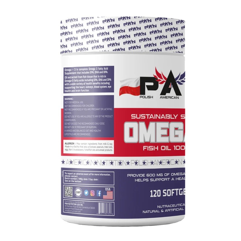 Pan Omega-3 Fish Oil - 1000mg Best Price in  Dubai