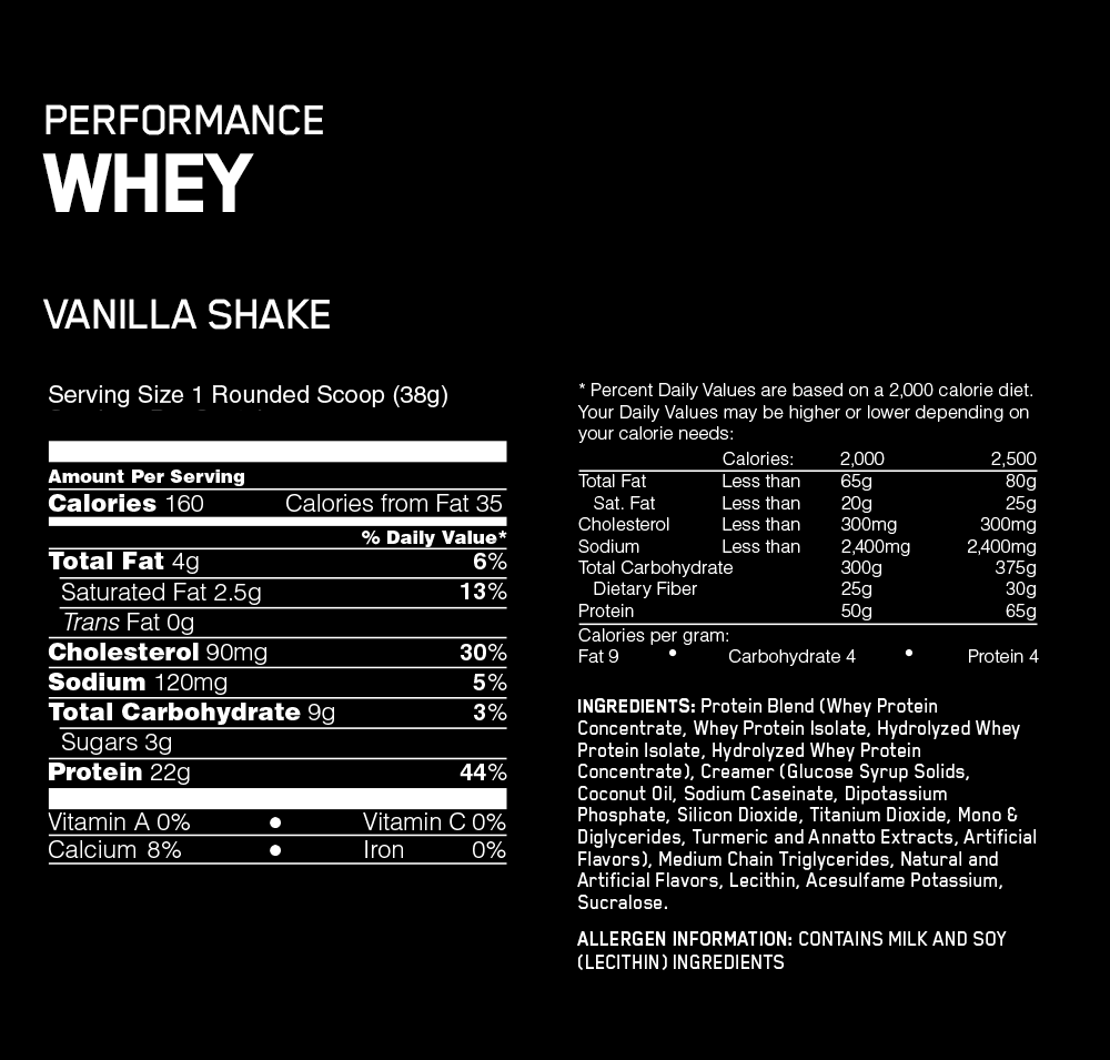 Optimum Performance Whey
