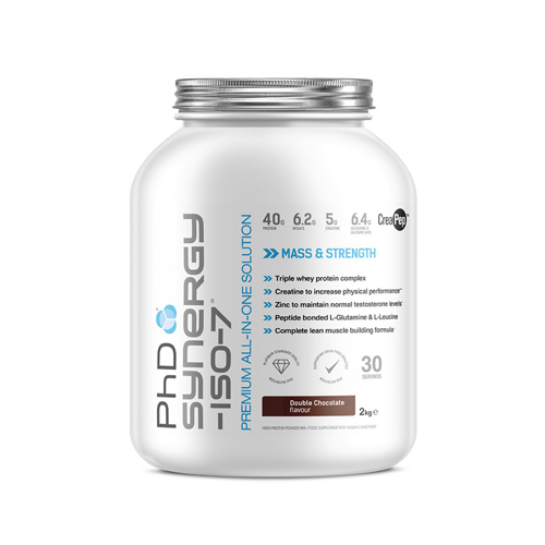 PHD Synergy ISO-7 2Kg Powder Double Chocolate Cookie Price in UAE